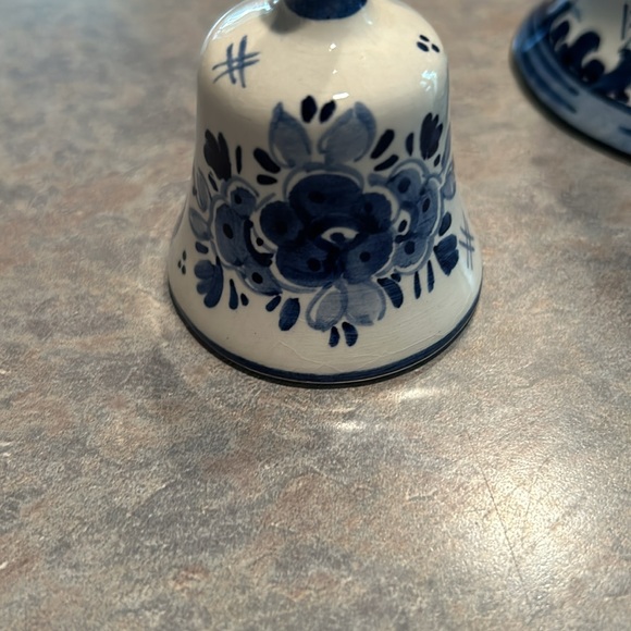 Two delfts blue hand painted bells.$28 for both - Picture 3 of 8